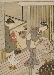 返回毛巾架帆 作者 铃木春信