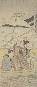 高砂港，约1760年，约1760年。 作者 铃木春信