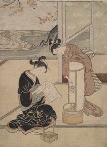 灯火阑珊处客厅八景 作者 铃木春信