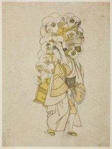 风扇小贩 作者 铃木春信
