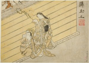 墙洞 作者 铃木春信
