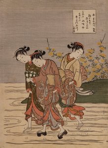 出自《六大宝石河》系列的《伊德的宝石河》 作者 铃木春信