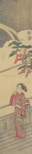 第7个月的文月，约1765年。 作者 铃木春信