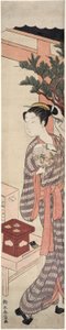 茶摊 - Kagiya Osen 作者 铃木春信
