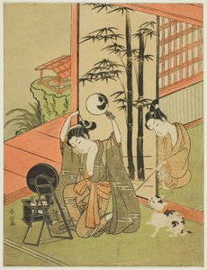 挠她的脚 作者 铃木春信