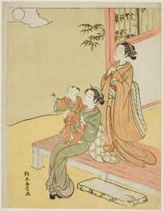 观看月球 作者 铃木春信