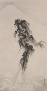 龙腾与富士山