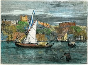 波尔图，葡萄牙，c1880年的视图