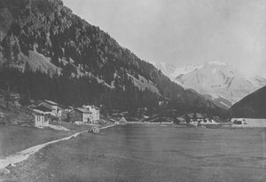 Champey and the Grand-Combin（黑白照片） 作者 瑞士摄影师