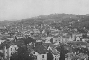 Saint-Gall, Vue generale (b/w photo) 作者 瑞士摄影师