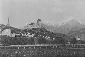 Sargans, Vallee du Rhin (b/w photo) 作者 瑞士摄影师