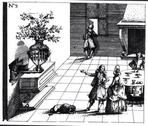 鸟歌音乐树，发表于1670年 作者 瑞士学校