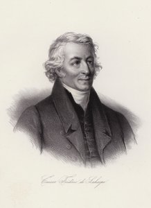 Frederic-Cesar de La Harpe，瑞士政治领袖和俄罗斯亚历山大一世的私人教师（雕刻）。 作者 瑞士学校