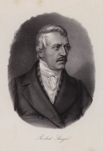 Jakob Robert Steiger, Swiss politician and President of the Swiss National Council (engraving) 作者 瑞士学校