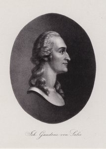 Johann Gaudenz von Salis-Seewis，瑞士诗人（雕刻）。 作者 瑞士学校