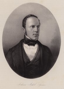 Johann Jakob Speiser, Swiss textile merchant, banker and politician (engraving)