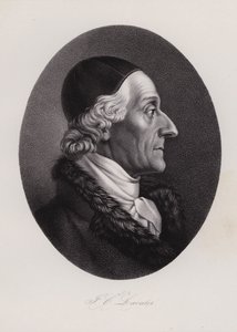 Johann Kaspar Lavater，瑞士作家和相貌学家（版画） 作者 瑞士学校