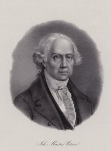 Johann Martin Usteri，瑞士诗人（雕刻）。 作者 瑞士学校