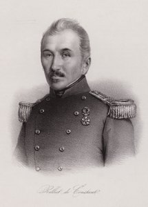 法国陆军中尉和瑞士政治家康斯坦的路易·里利埃（版画）