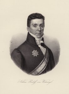 Niklaus Rudolf von Wattenwyl，瑞士将军和伯尔尼市复兴运动的最后一位市长（版画） 作者 瑞士学校