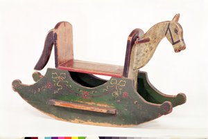摇马，1793年（彩绘木）
