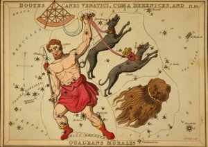 Bootes Canes Venatici, Coma Berenices, and Quadrans Muralis, "Urania