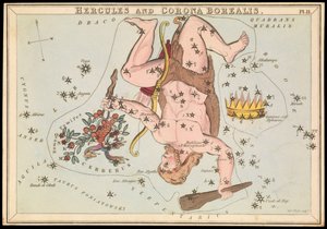 海格力斯和北冕，约 1825 年（卡片、纸、纸巾） 作者 悉尼音乐厅