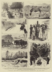 加拿大草图，一个麋鹿狩猎探险，在路上 作者 Sydney Prior Hall