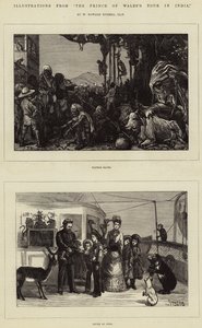 威尔士亲王在印度巡回演出的插图，由W Howard Russell，LLD提供 作者 悉尼先验厅