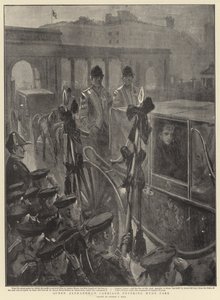 亚历山德拉女王的马车进入海德公园 作者 悉尼先验厅