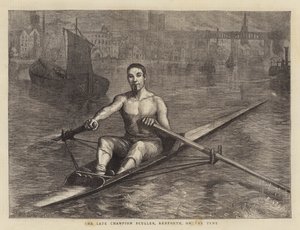 在泰恩河上的晚期冠军Sculler，Renforth 作者 悉尼先验厅