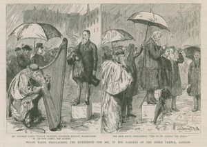 威尔士吟游诗人宣布1887年的Eisteddford 作者 悉尼先验厅