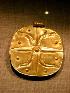 公元前1750年迦南的巴勒斯坦 - 叙利亚吊坠（金） 作者 叙利亚学校