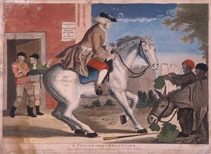 泰勒骑马到布伦特福德》，1786年 作者 TS斯特纳