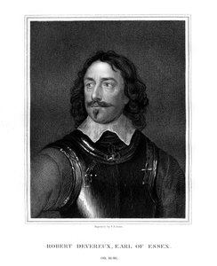 罗伯特·德沃罗（Robert Devereux），埃塞克斯（Essex）的第三伯爵，1827年。