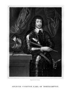 斯宾塞·康普顿（Spencer Compton），北安普敦第二伯爵，保皇党士兵，1827年