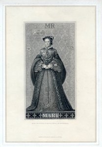 19世纪的英国玛丽一世女王。