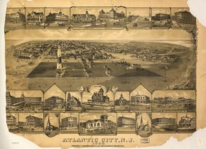 新泽西州大西洋城 1880 年。LOC 75694710 作者 TJ牧羊人兰迪斯