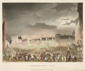 巴塞洛缪博览会 作者 T. & Pugin A.C. (1762 1832) (after) Rowlandson