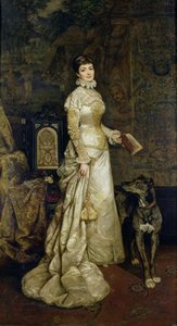 Helena Modrzejewska（1840-1909）1880年的肖像 作者 Tadeusz Ajdukiewicz