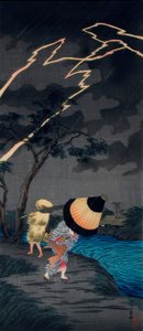 立石附近的雷暴 作者 高桥弘明