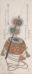 Drum and Keiro, A kind of Musical Instrument Used for the Bugaku Dance, 19世纪。