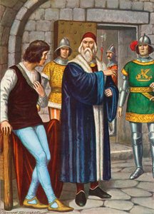 Doge Francesco Foscari告诉他的儿子服从共和国的命令 作者 坦克雷迪·斯卡佩利