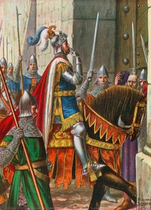 1237年，弗雷德里克二世的盟友Ezzelino da Romano进入帕多瓦 作者 坦克雷迪·斯卡佩利