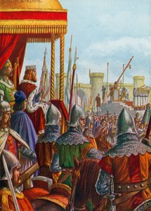 1162年，米兰向弗雷德里克·巴巴罗萨投降 作者 坦克雷迪·斯卡佩利