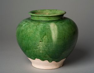 绿釉罐（陶器）