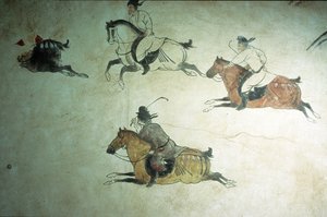 张太子墓，唐神龙二年，618-907 作者 唐代中文学校