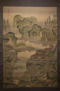 宫廷风景，19世纪初。