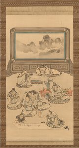 酒杯中的八仙》，1828年。