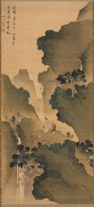 观赏瀑布